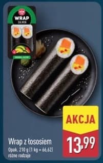 wrap z łososiem