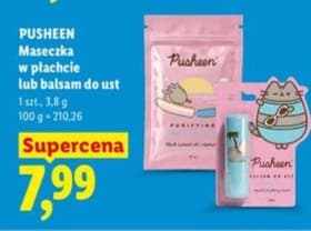 maseczka w płachcie lub balsam do ust