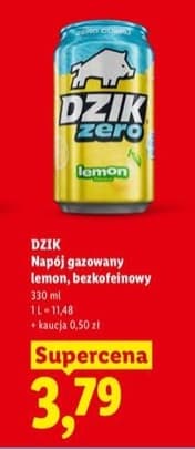 napój gazowany white bezkofeinowy