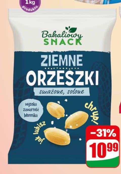 orzeszki ziemne smażone solone