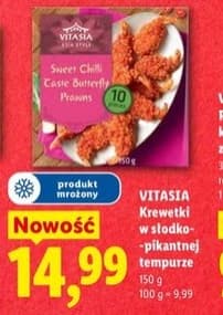 krewetki w słodko-pikantnej tempurze