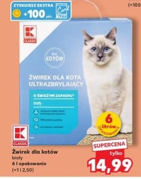 żwirek dla kota ultrabrylujący