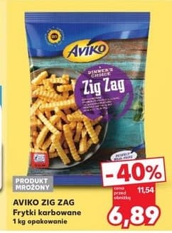 frytki karbowane