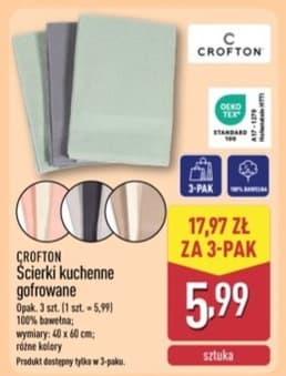 ścierki kuchenne gofrowane