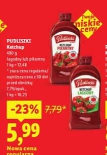 Pudliszki ketchup 480g