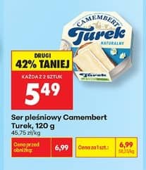 Turek ser pleśniowy camembert 120g