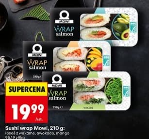 sushi wrap łosoś