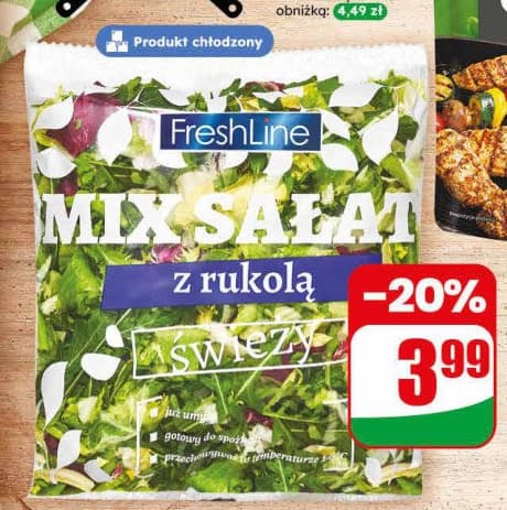 mix sałat z rukolą