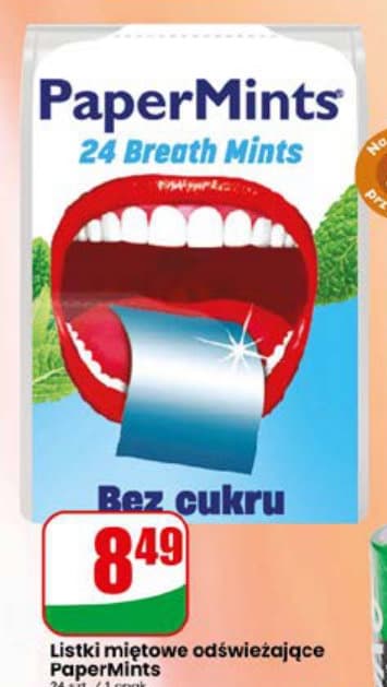 listki miętowe odświeżające