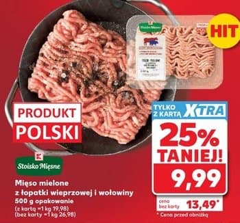 mięso mielone z łopatki wieprzowej i wołowiny