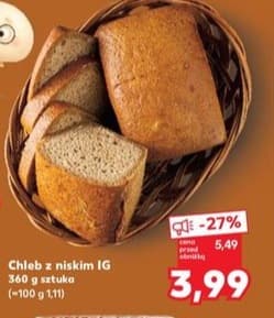 chleb z niskim IG