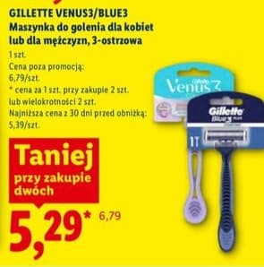 maszynka do golenia Venus3/Blue3 3-ostrzowa