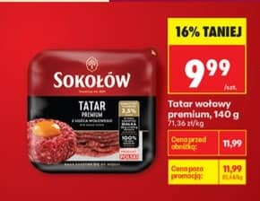 Sokołów tatar wołowy premium 140g