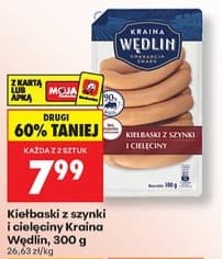 kiełbaski z szynki i cielęciny