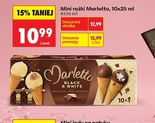 lody mini rożki
