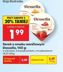 serek o smaku waniliowym