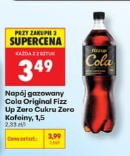 napój gazowany cola original zero kofeiny
