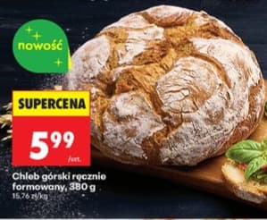 chleb górski ręcznie formowany