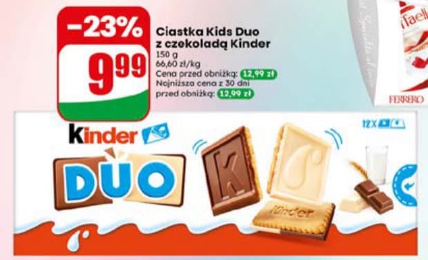 ciastka Kids Duo z czekoladą
