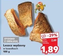 leszcz wędzony w kawałkach