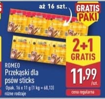 przekąski dla psów sticks