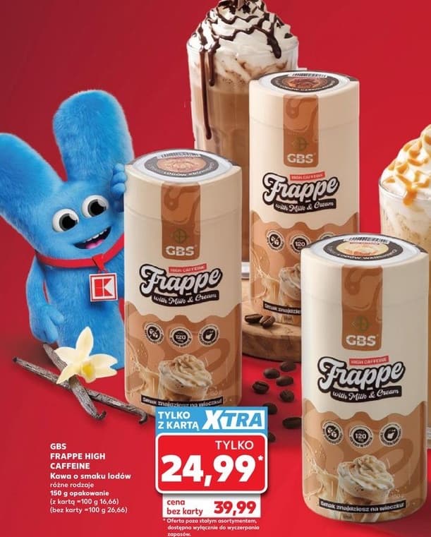 frappe high caffeine o smaku lodów
