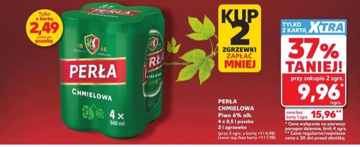 Perła piwo chmielowa 500ml