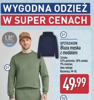 bluza męska z modelem