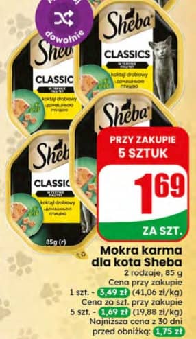 Sheba mokra karma dla kota koktajl drobiowy 85g
