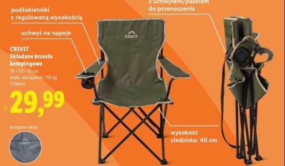 krzesło kempingowe