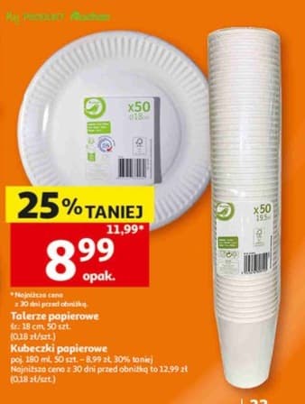 talerze papierowe