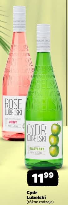 Lubelski cydr różne rodzaje 750ml