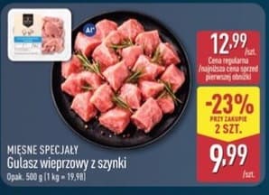 gulasz wieprzowy z szynki