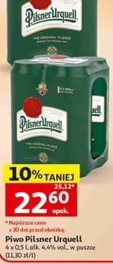 Pilsner Urquell piwo 4x0.5l