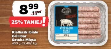 Grill Bar kiełbaski białe 400g