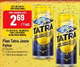 Tatra piwo jasne pełne 0.5l puszka