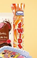 lody na patyku pomarańczowe