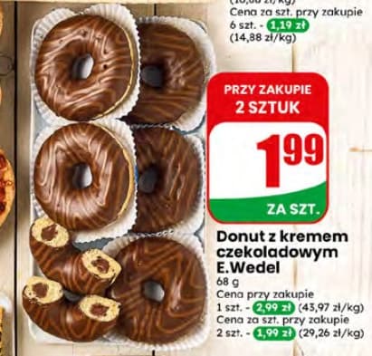 donut z kremem czekoladowym