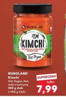 kimchi Hot Vegan, Hot, mild z kurkumą