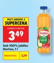 Hortex sok 100% jabłko 1l