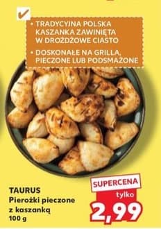 pierogi pieczone z kaszanką