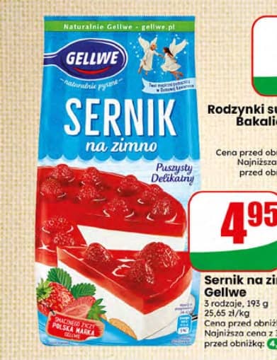 Gellwe sernik na zimno 193g