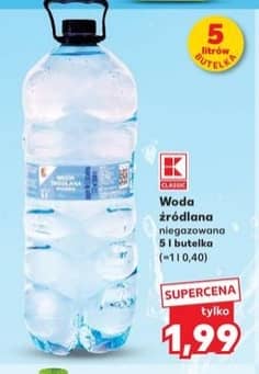 K-Classic woda źródlana niegazowana 5l