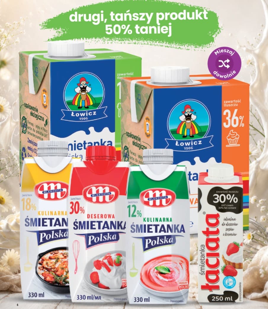 śmietanka UHT 18%