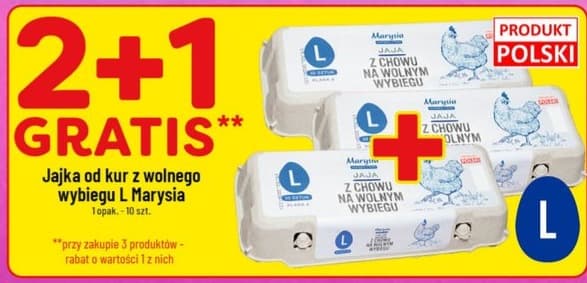 jajka od kur z wolnego wybiegu L