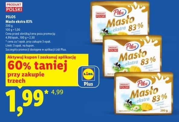 masło ekstra 83%