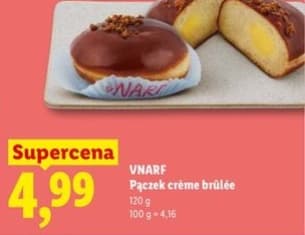 pączek crème brûlée