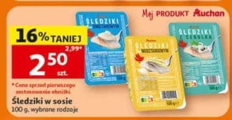 śledziki w sosie