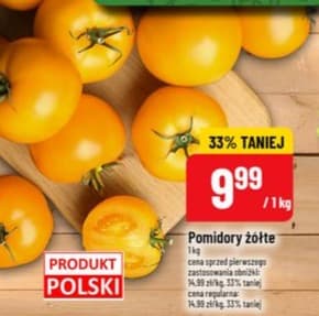 pomidory żółte
