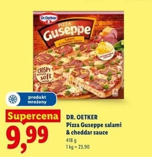 Dr. Oetker pizza salami i cheddar sauce 418g